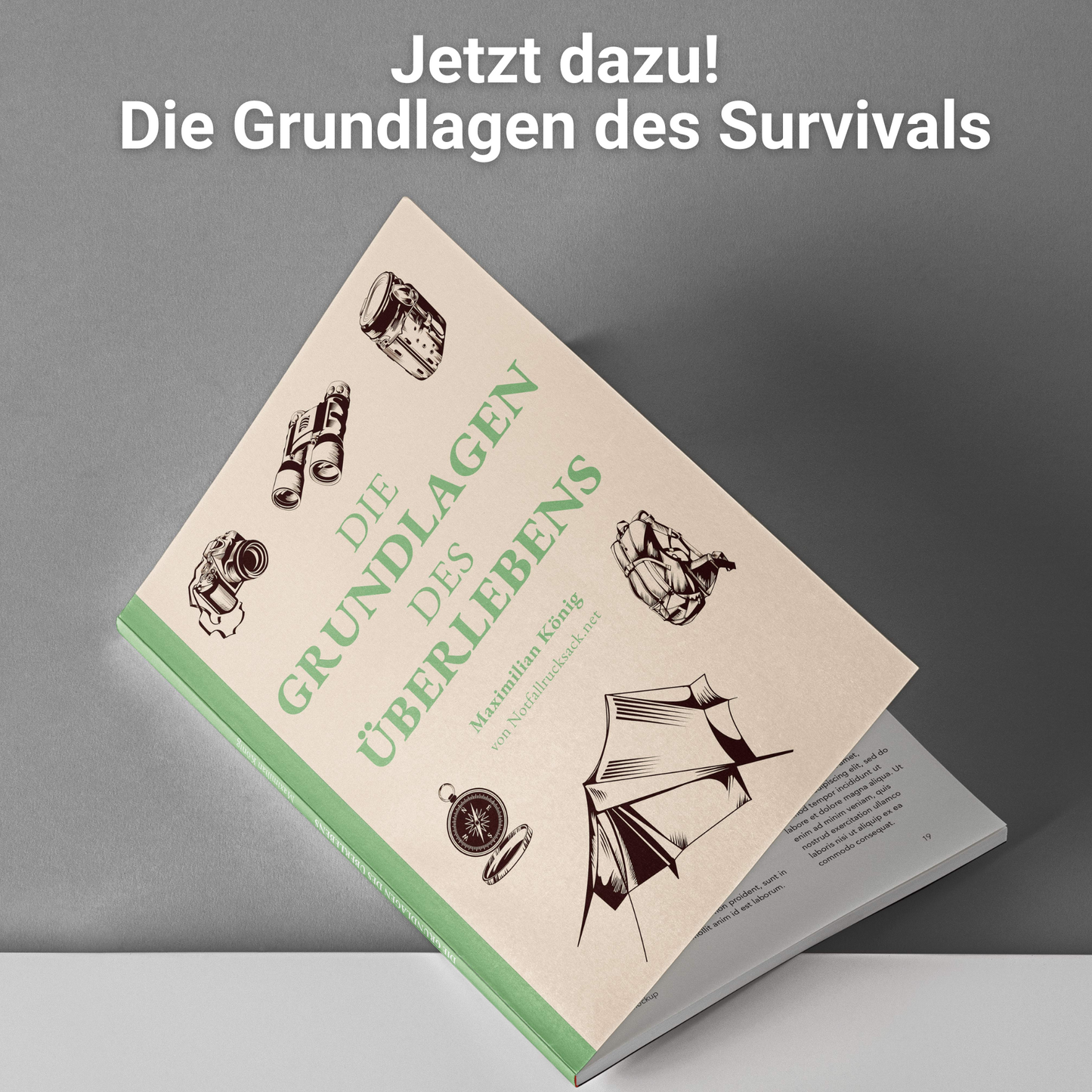 Grundlæggende nødrygsæk - inklusive spisning, søvn, førstehjælp