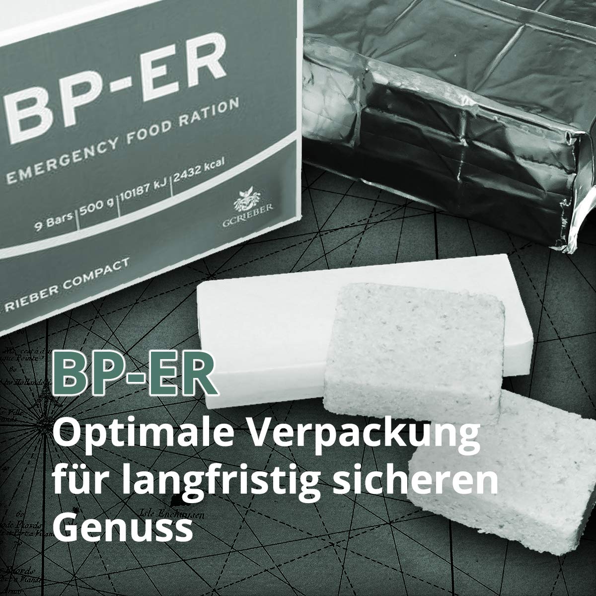 Nødration BP-ER - Kompakt, holdbar, letvægts nødmad BP-ER