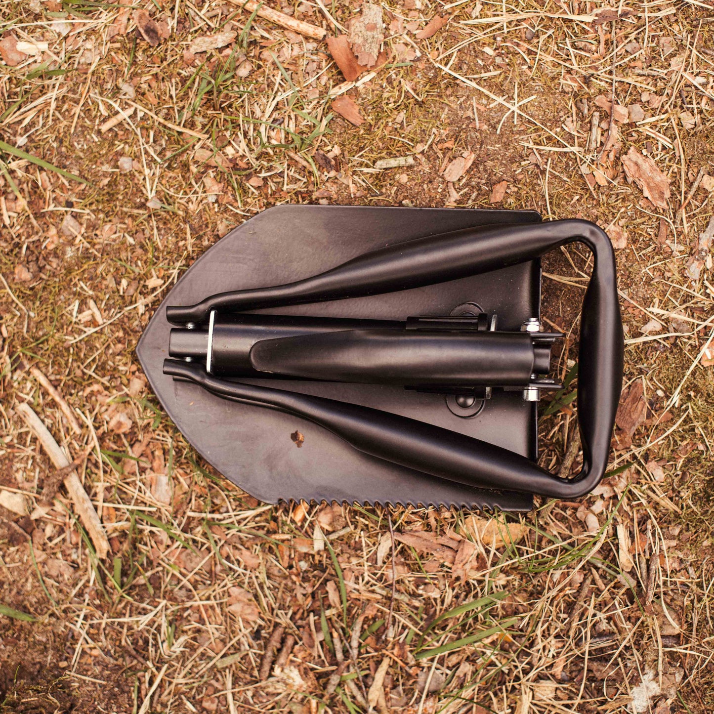 Bundeswehr foldespade med hakke - Bw Spaten Schippe Foldbar