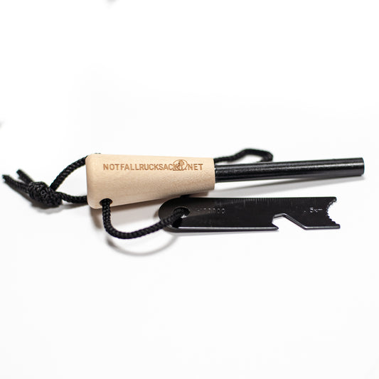 Premium brandstål - magnesiumstang med nødarmbånd