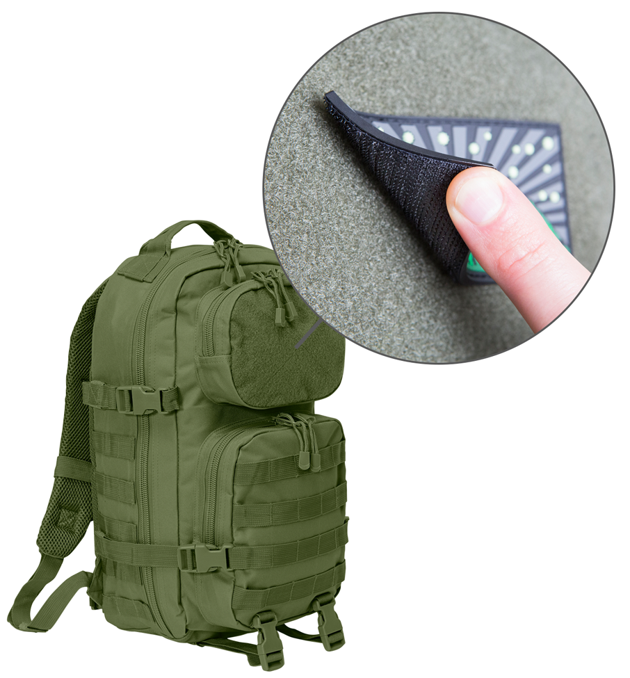Rygsæk Molle US Combat Rygsæk Olive Tactical Cooper PATCH medium