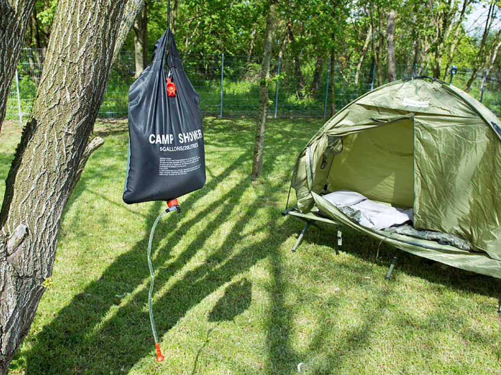 Campingbruser/solbruser - 20 liter - nødbruser - brusebad to go - brusetaske/brusetaske - nødbrusetaske