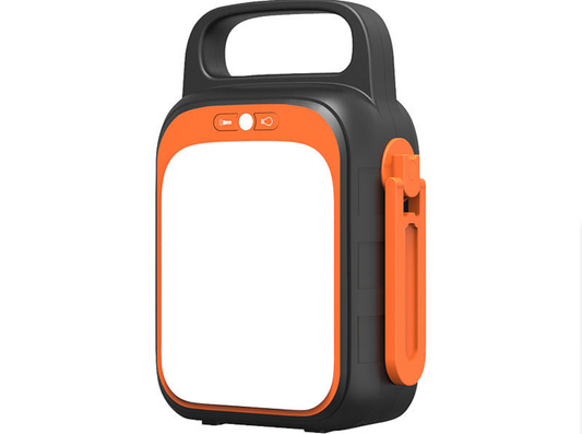 Håndsving kraftbank og lommelygte - nødstrøm - dynamo kraftværk - 18 W - 22,5 Ah - hurtig opladning - strømforsyning - nødstrømbank - nødlys/nødlampe - nødstrømforsyning/strømforsyning