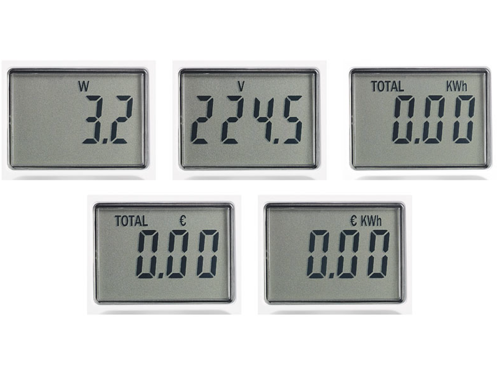 Energiomkostningsmåler/elforbrugsmåler - op til 3680 watt