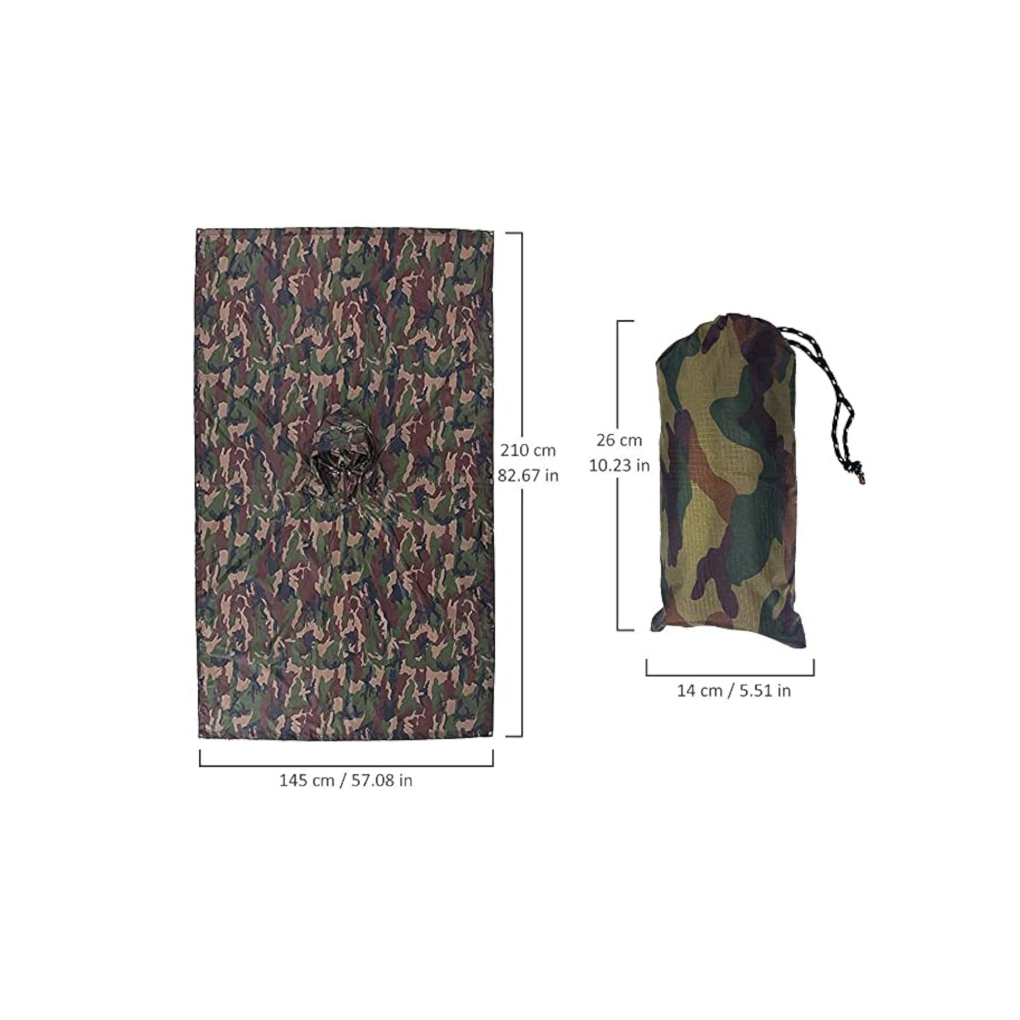 Multifunktionel poncho