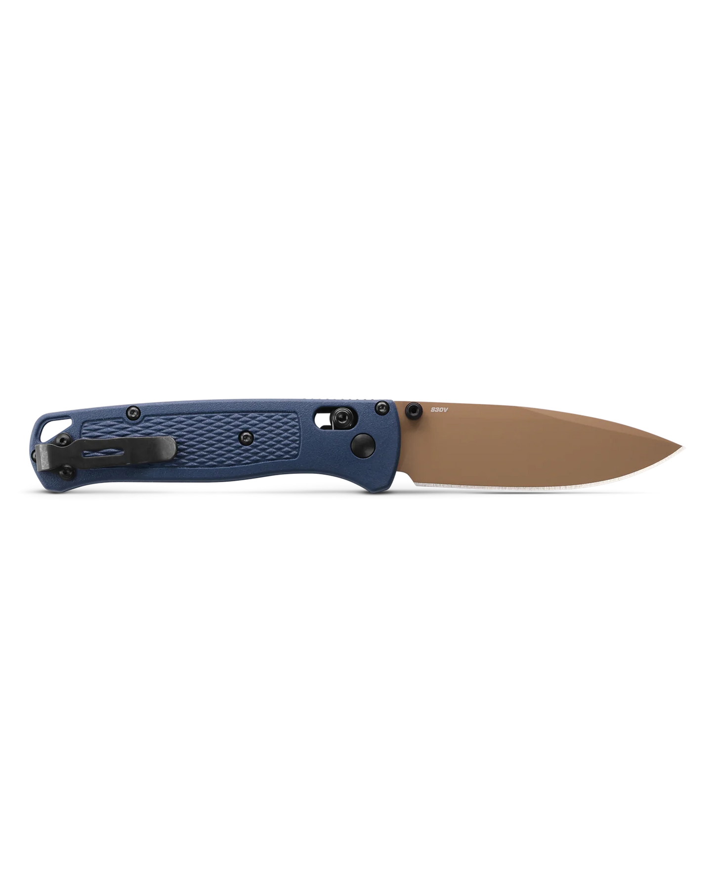 Benchmade 535FE-05 BUGOUT, Crater Blue Grivory, Axis EDC lommekniv