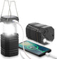 3 i 1 lys - nødlys - solcelle/LED lampe - 80 lumen - camping lanterne - nødstrømkilde - lampe med powerbank funktion - nødberedskab - nødoplader