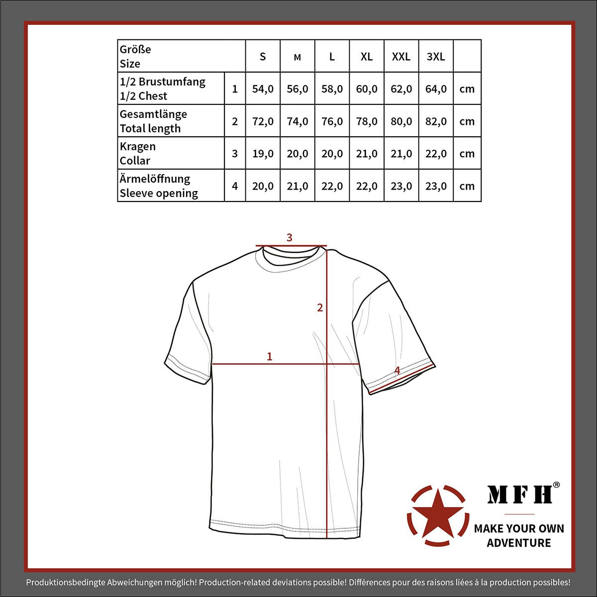 US T-shirt, halværmer, BW tropisk camouflage, 170 g/m²