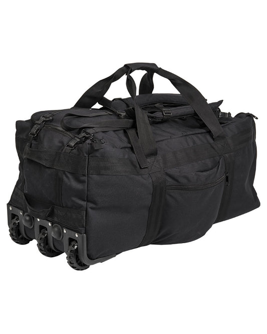Combat bæretaske med hjul i sort