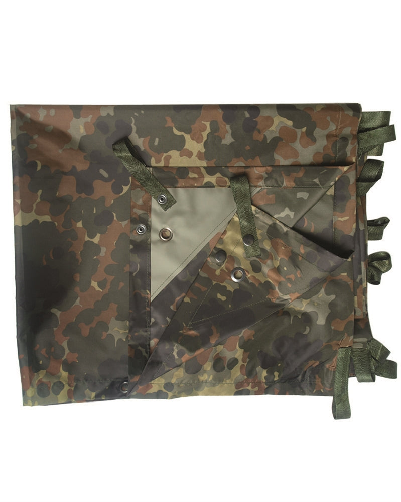 Tarp (multi-purpose presenning) "Basha" i flecktarn