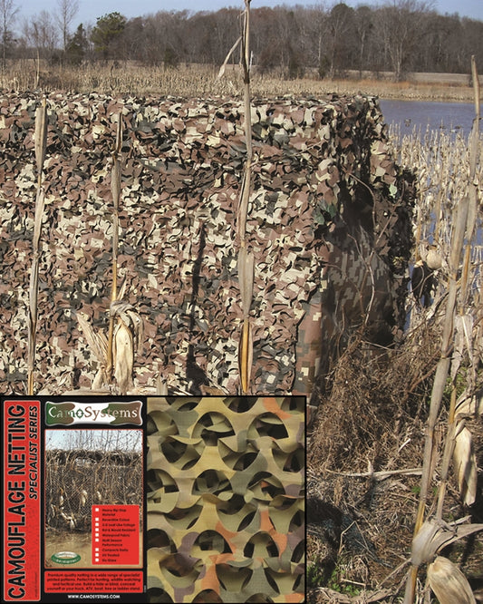 Nylonnet Basic Light 1,4x3,0m i camouflage