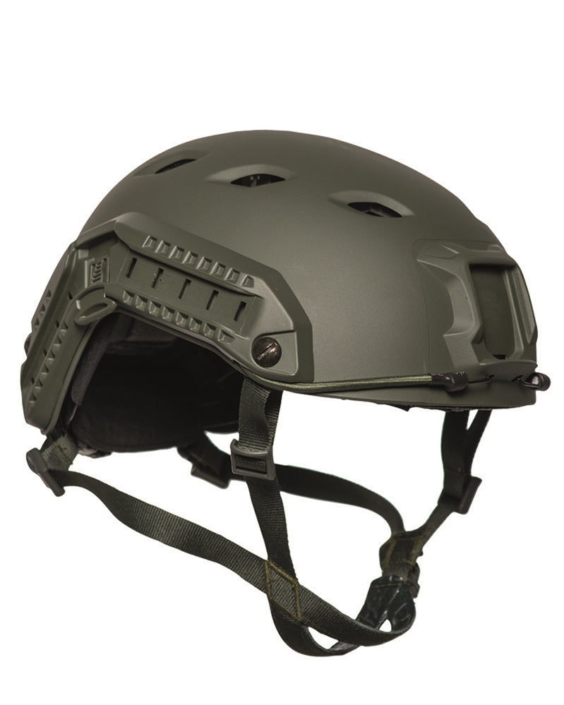 Us Helmet Faldskærmssoldat "Fast" W/Rail Olive