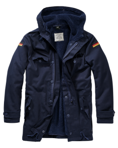 BW parka med flag