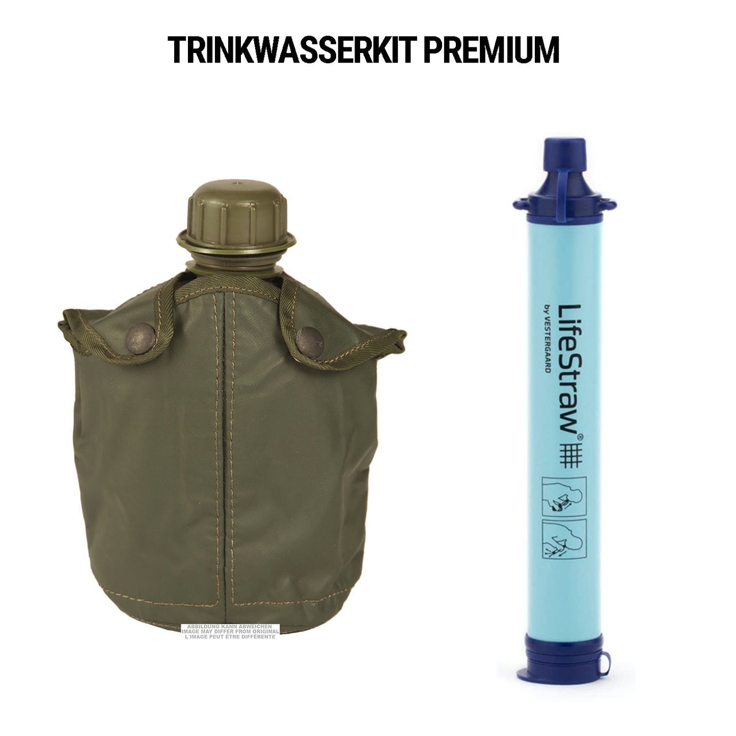 Emergency Backpack Premium Extended (dobbelt madration) - Komplet overlevelsesudstyr med solcelleradio