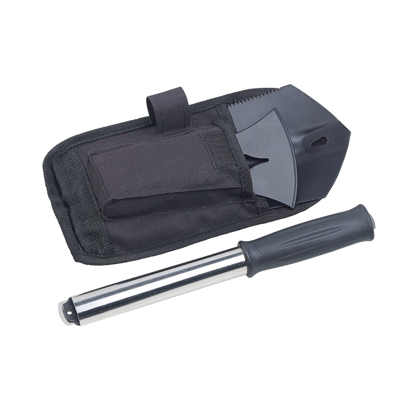 6-1 Axe Multi Tool - Spade, sav, kniv, flaskeåbner, kulstofstål sømtrækker