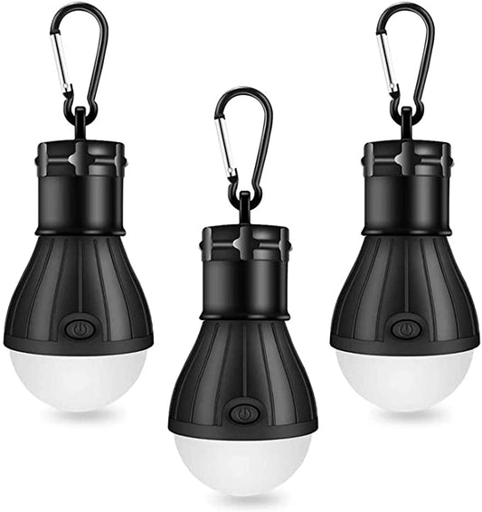 Winzwon campinglampe, LED campinglanterne, bærbar teltlampe Lanternepæresæt Nødlys COB 150 Lumen Vandtæt campinglys til campingeventyr Fiskeri Garage Strømafbrydelse (pakke med 3)