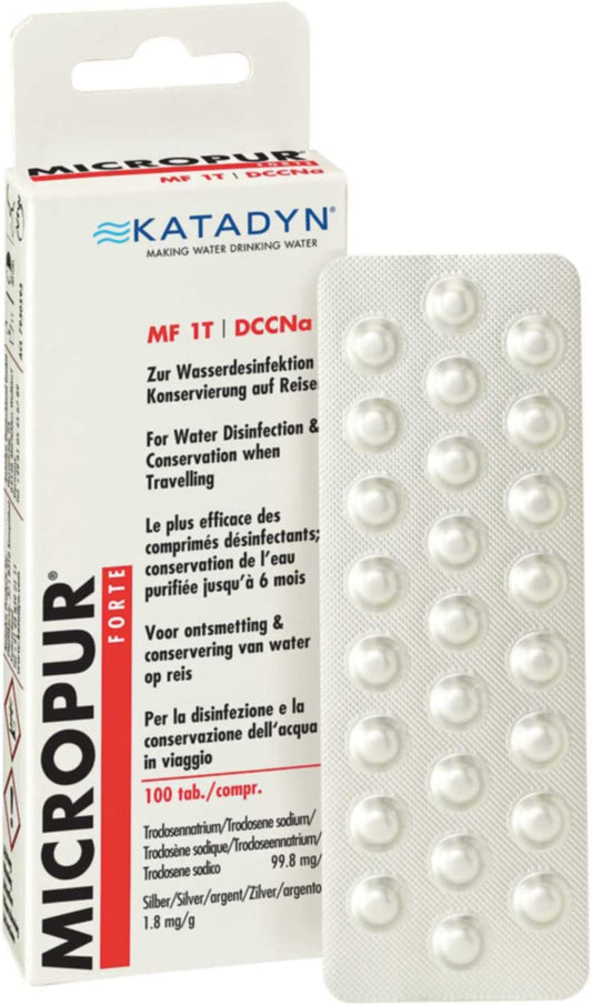 Vanddesinfektionstabletter - 100 tabletter