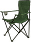 Nexos sæt med 2 fiskestole, fiskestole, klapstole, campingstole, klapstole med armlæn og kopholdere, praktisk, robust, lys, mørkegrøn