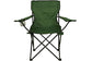 Nexos sæt med 2 fiskestole, fiskestole, klapstole, campingstole, klapstole med armlæn og kopholdere, praktisk, robust, lys, mørkegrøn