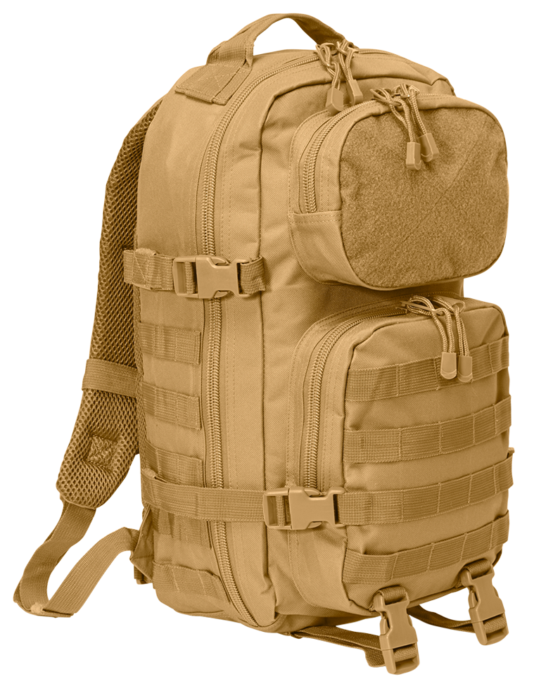 Rygsæk Molle US Combat Rygsæk Sand Tactical Cooper PATCH medium