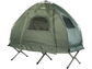 4 i 1 telt inklusive feltseng, vintersovepose, madras og solafskærmning - nødberedskab - nødtelt - camping/campingudstyr