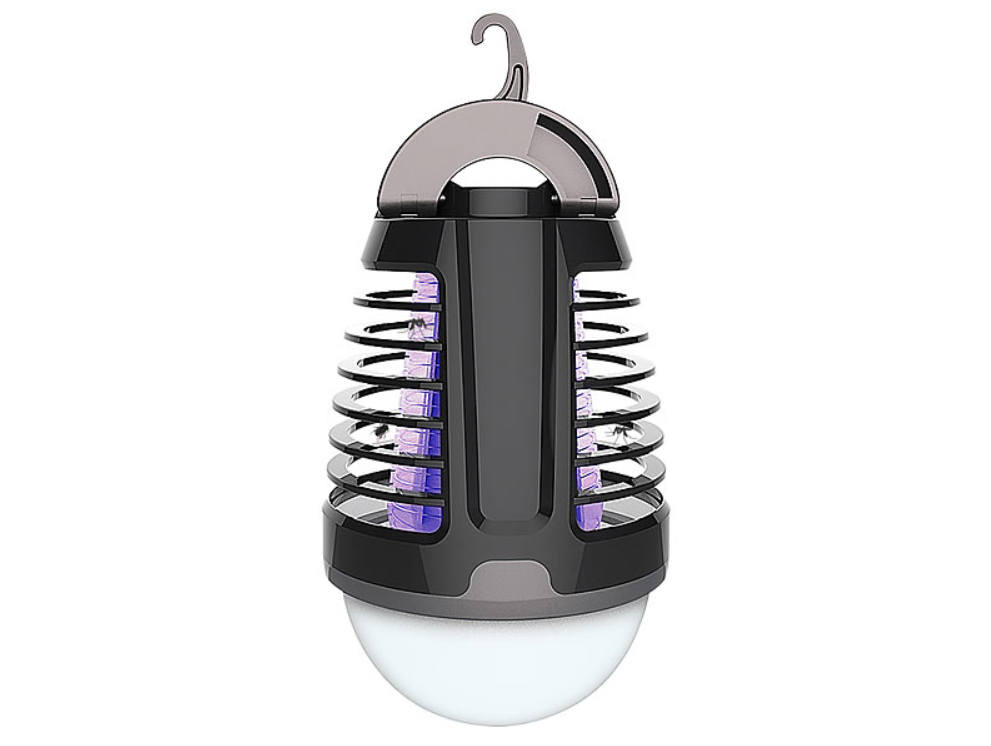 2 i 1: insektdræber og dæmpbar lanterne - insektbeskyttelse - lys/lampe/lanterne - batteri/USB-forbindelse - nødlys - insektlampe - campinglys - elektrisk - nødbeskyttelse