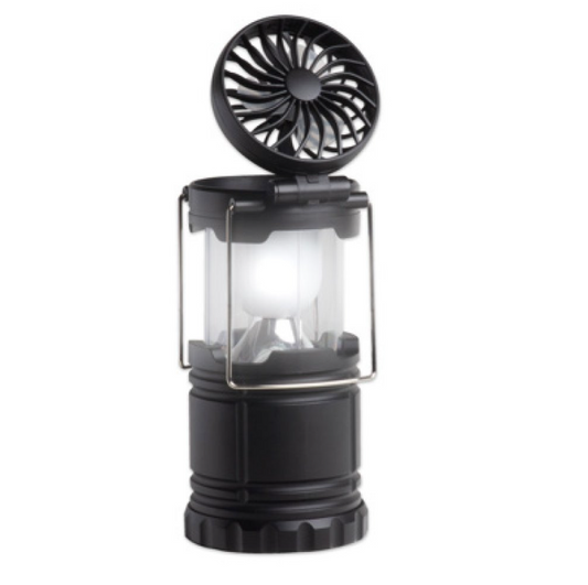 Lampe med blæser - lys/lanterne/armatur - nødlys - køling - lyskilde - lysforsyning - nødlyskilde - campinglys/campinglanterne - udendørslys