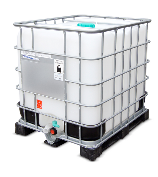 IBC container - 1000 liter - plastik palle - container - væskecontainer - mellem bulk container - bulk emballage - nettank - transport container
