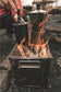 Brændeovn med grillfunktion