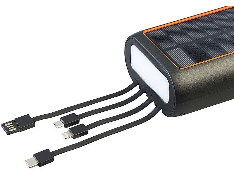 30000mAh solar krank powerbank med manuel strømgenerering til nødsituationer